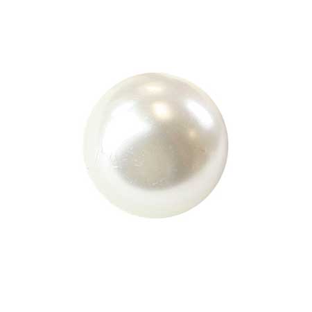 Large Pearl Tie Tack - White