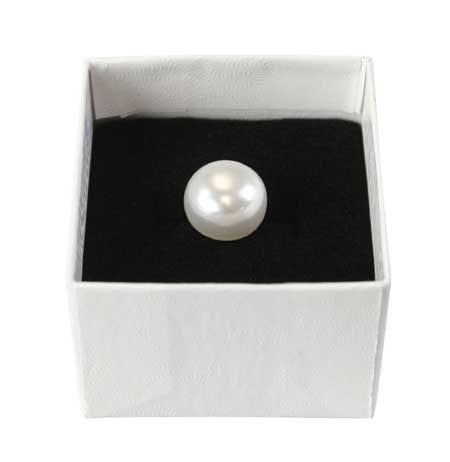 Large Pearl Tie Tack - White