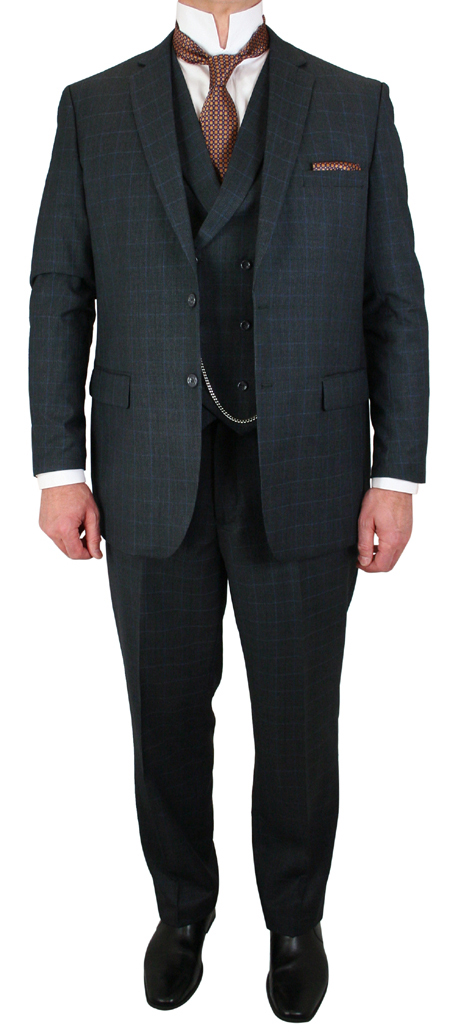 Woodsboro Suit - Charcoal Plaid