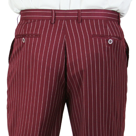 Bullock Suit - Burgundy Stripe