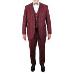 Victorian,Edwardian Mens Suits Burgundy,Red Synthetic Stripe Suits |Antique, Vintage, Old Fashioned, Wedding, Theatrical, Reenacting Costume |