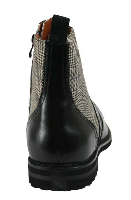 Salisbury Boot - Black Faux Leather