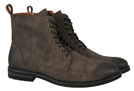 Mercer Boot - Cigar Faux Suede