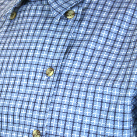 Appaloosa Bib Shirt - Blue Plaid