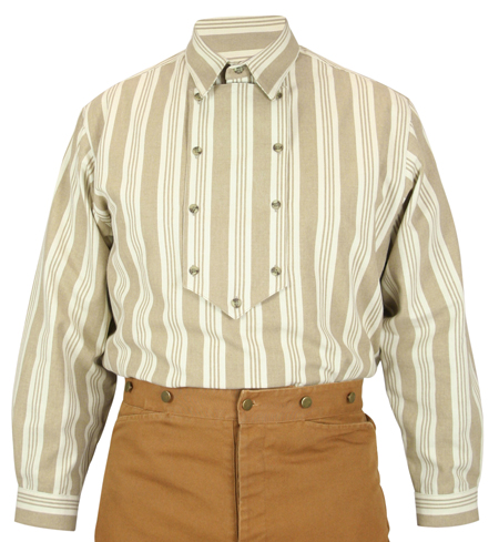 Appaloosa Shirt - Khaki Stripe