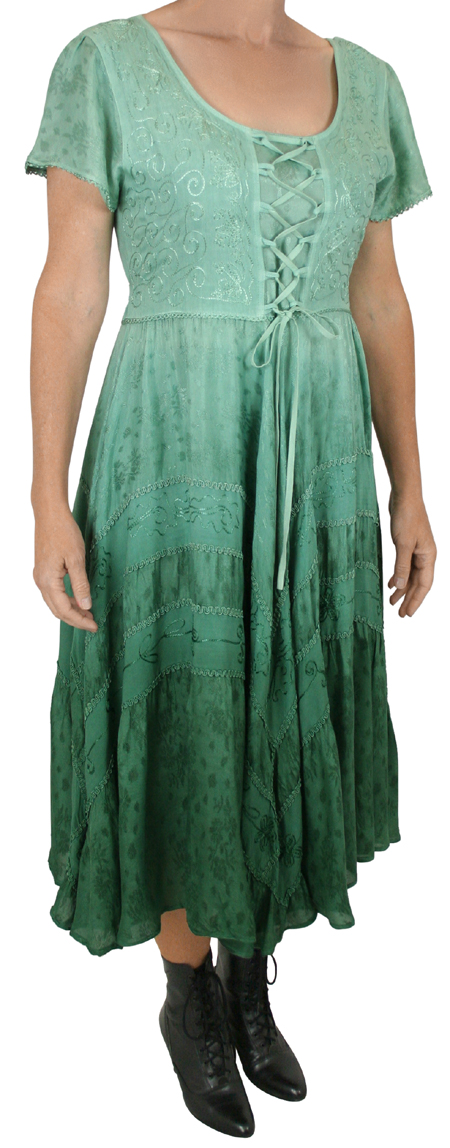 Persephone Cap Sleeve Dress - Mint Green