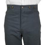 Hudson Striped Trousers - Gray