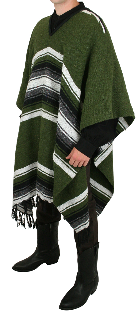 Drifter Western Poncho - Olive