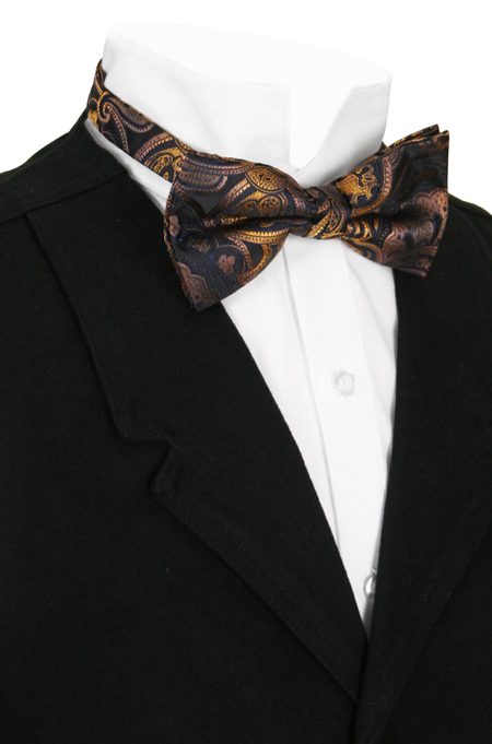 Relic Bow Tie - Gold Paisley