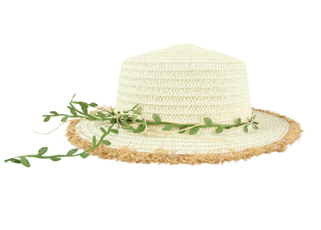 Vintage Ladies Tan Straw Solid Boater | Romantic | Old Fashioned | Traditional | Classic || Ladies Ivy Straw Boater
