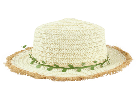 Ladies Ivy Straw Boater