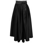 Victorian,Old West,Steampunk Ladies Skirts Black Satin,Synthetic Solid Dress Skirts |Antique, Vintage, Old Fashioned, Wedding, Theatrical, Reenacting Costume |