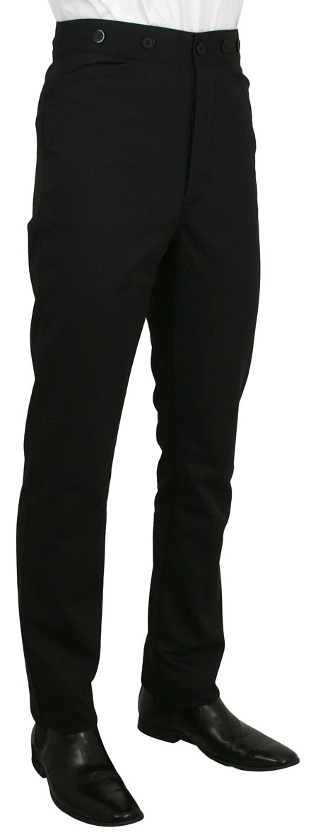 Sebastian Dress Trousers - Black Twill