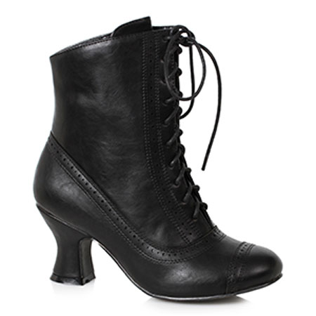 Sadie Boot - Black Faux Leather