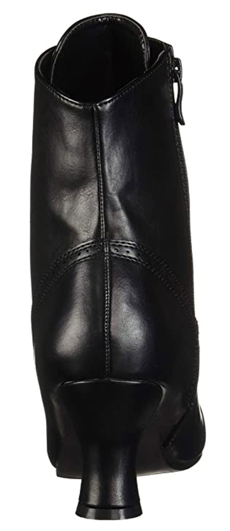 Sadie Boot - Black Faux Leather