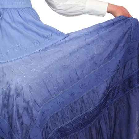Swirl Skirt - Blue Ombre