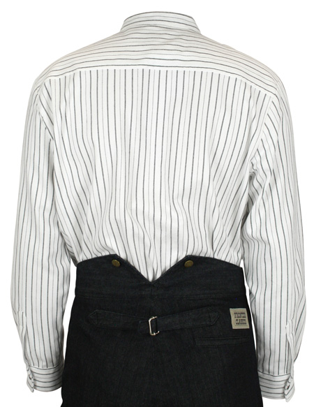 Galway Flannel Work Shirt - Black Stripe