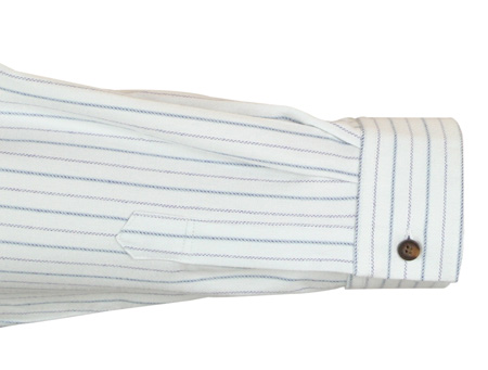 Galway Flannel Work Shirt - Blue Pinstripe