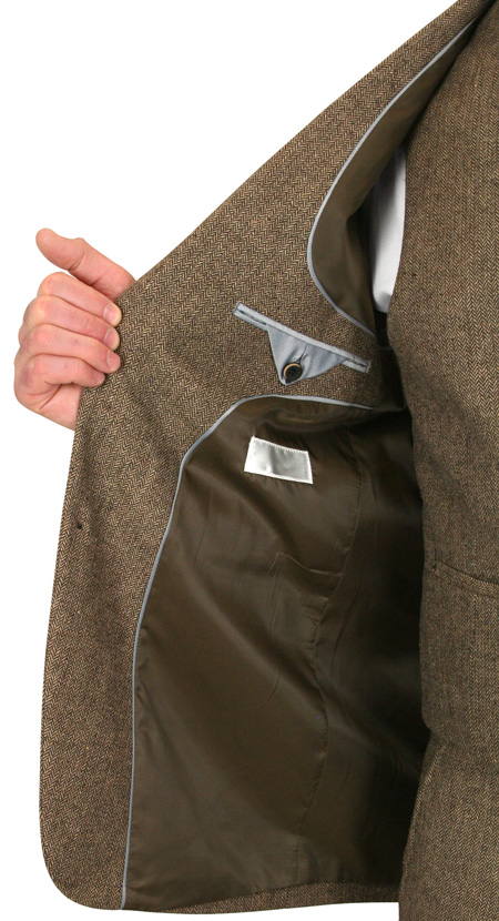 Stinson Tweed Suit - Brown Herringbone