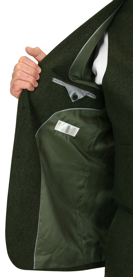 Clifton Suit - Hunter Green Tweed