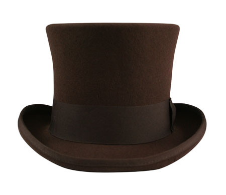 Elegant Top Hat - Brown