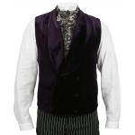  Victorian, Mens Vests Purple Velvet,Synthetic Solid Dress Vests,Velvet Vests |Antique, Vintage, Old Fashioned, Wedding, Theatrical, Reenacting Costume |