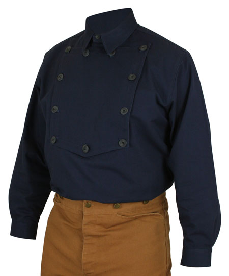 Plano Bib Shirt - Navy Blue