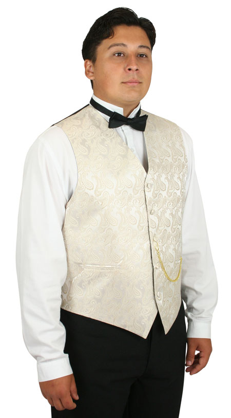 Fontaine Vest and Tie Set - Champagne