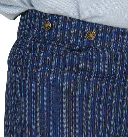 Dixon Striped Trousers - Blue/White