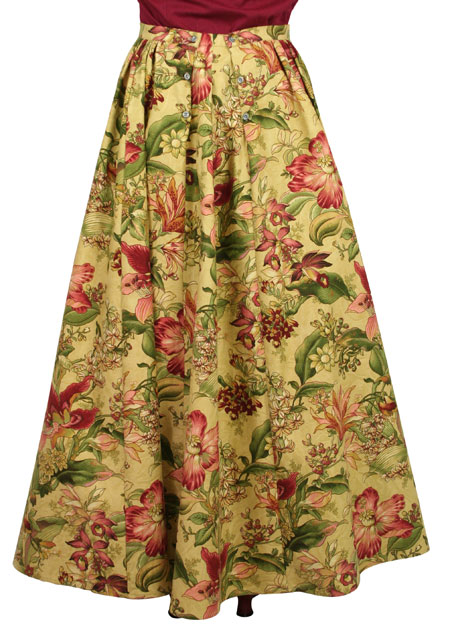 Lily Walking Skirt - Floral Print