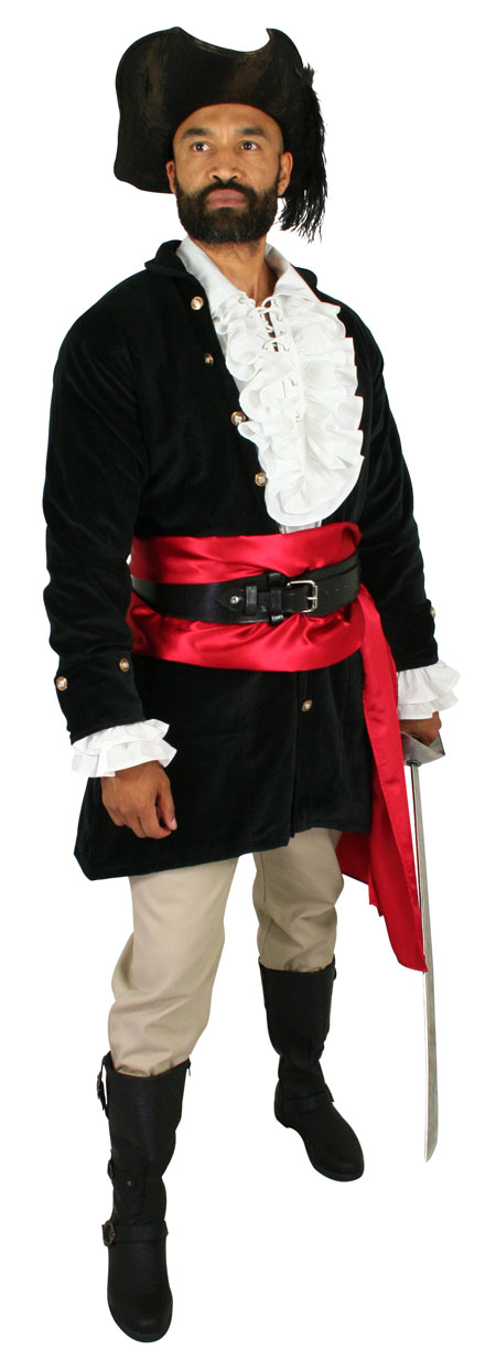 Rogue Pirate Coat - Black