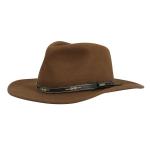  Old West Mens Hats Brown Wool Felt Wide Brim Hats,Shapable Hats,Crushable Hats |Antique, Vintage, Old Fashioned, Wedding, Theatrical, Reenacting Costume |