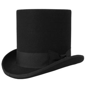  Victorian Mens Hats Black Wool Felt Top Hats |Antique, Vintage, Old Fashioned, Wedding, Theatrical, Reenacting Costume | Dickens