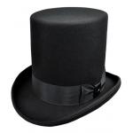 Lincoln Tall Crown Stovepipe Top Hat