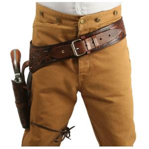  Old West Holsters and Gunbelts Red,Brown Leather Tooled Gunbelt Holster Combos |Antique, Vintage, Old Fashioned, Wedding, Theatrical, Reenacting Costume |
