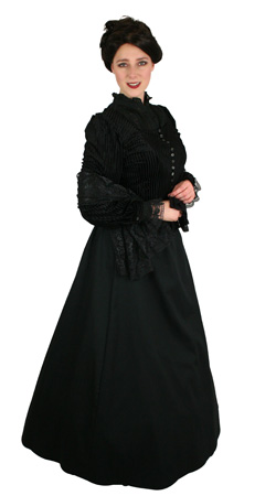  Victorian, Ladies Outfits Gothic,Townspeople |Antique, Vintage, Old Fashioned, Wedding, Theatrical, Reenacting Costume |