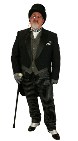  Victorian Mens Outfits Professionals,Tycoons |Antique, Vintage, Old Fashioned, Wedding, Theatrical, Reenacting Costume |