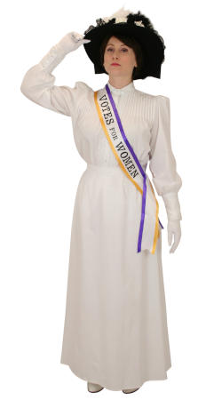  Progressive Ladies Outfits |Antique, Vintage, Old Fashioned, Wedding, Theatrical, Reenacting Costume | Suffragist