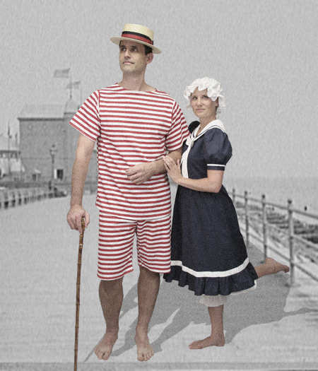 Old timey mens store bathing suit