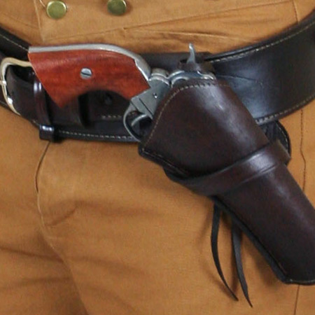 Single Action Revolver Holster and Belt Rig – Fortner's Frontier Leather