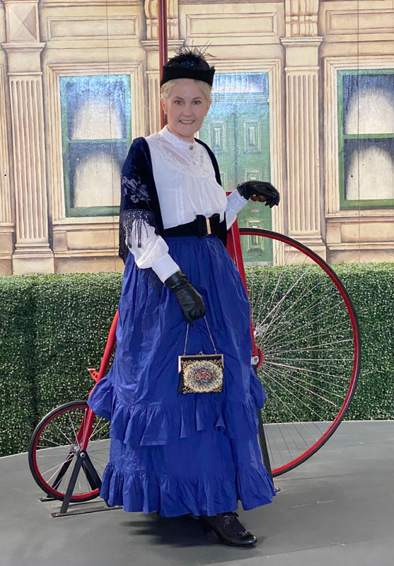 Customer photos wearing A Pennyfarthing for Your Thoughts?