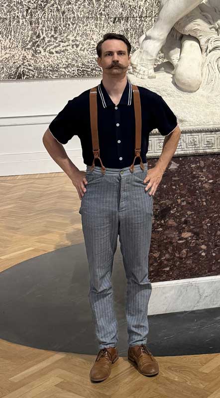 Customer photos wearing Modern Art, Vintage Trousers