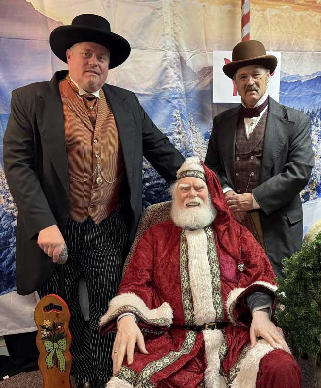 Customer photos wearing Old West Christmas