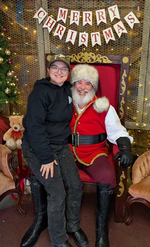 Customer photos wearing Traditional Santa