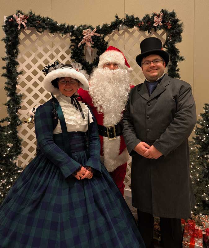 Customer photos wearing Victorian Christmas