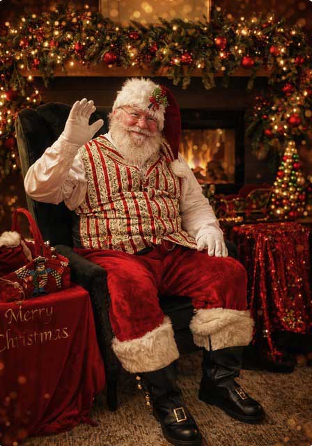 Customer photos wearing [Editors Pick] Cozy Santa