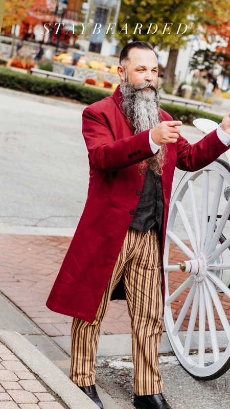 Customer photos wearing [Editors Pick] Stay Bearded!