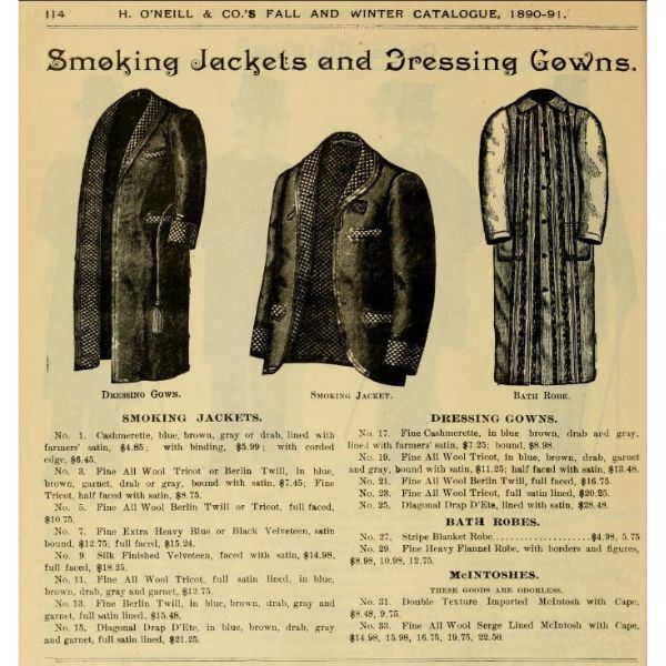 1890s Smoking Jackets