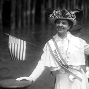 Suffragist at Historical Emporium